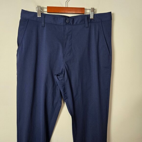 RHONE Men's Size 33 Commuter The Original Elevated Performance Slim Pants Navy - Picture 3 of 14